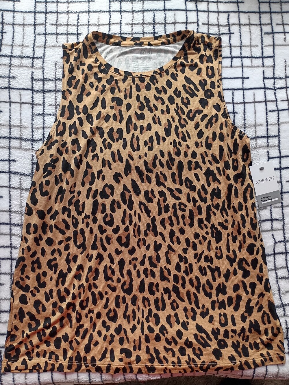 Nine West Size Medium Soft Spun Tank Top New with Tags